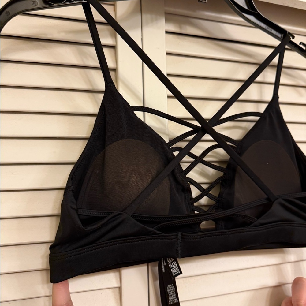 PINK Victoria's Secret Floral Bralette Set - Black, Green, and Purple Lot Sz M - Picture 14 of 15